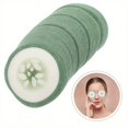thumbnail image 4 of 100pcs Eye Mask Moisturizing Film Paper Green Cucumber Printed Ey Patch Beautifying Eye Cover, 4 of 5