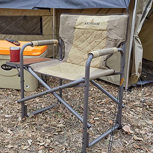 Bolderton Heritage Oversized Director's Camp Chair, 500lb. Capacity