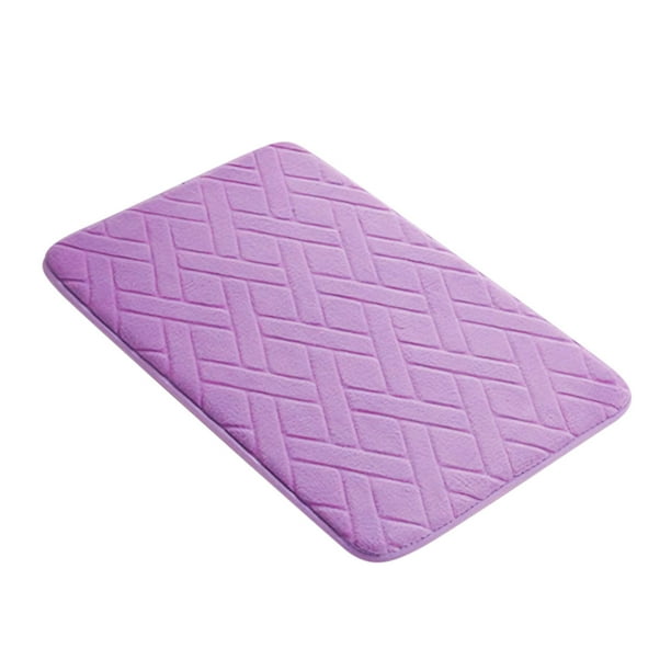 Alfombra de espuma viscoelástica absorbente de vellón, gruesa y antideslizamiento, para cocina, baño, 40 x 60 cm