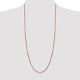 thumbnail image 4 of Primal Gold 14 Karat Rose Gold 2.1mm Diamond-cut Spiga Chain Necklace, 4 of 4