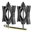 thumbnail image 3 of 2Pcs Camper Wheel Chock Stabilizers Scissor Tire Scissor Locking x Chock Durable, 3 of 9