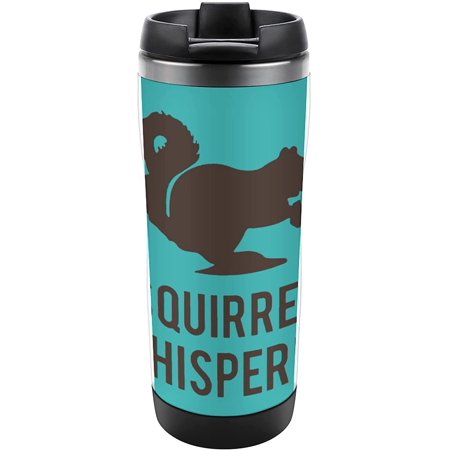 

Squirrel Whisperer Reusable Tumblers Stainless Steel Travel Water Mug With Lid Pint Coffee Cup Insulated 380ML