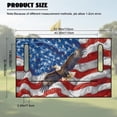 thumbnail image 7 of Yuyamidu USA Flag Eagle Golf Cart Seat Covers for Club Car and 2 Passenger 4th of July Golf Cart Seat Blanket with Pockets Universal Fit 2-Seat Golf Cart, 7 of 7