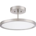 thumbnail image 2 of BLW1715W-Quoizel Lighting-Beltway - 30W 1 LED Semi-Flush Mount - 8 Inches high-White Lustre Finish, 2 of 7