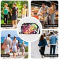 thumbnail image 7 of FORMRS Mini Crossbody Bag for Women Adjustable Shoulder Rope Travel Casual Phone Purse, Green Colorful Circles, 7 of 7