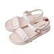 thumbnail image 5 of Sandalias planas dulces de primavera y verano, sandalias de mujer con una sola correa y Punta abierta, zapatos de playa plisados para exteriores, 5 of 5
