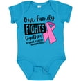 thumbnail image 3 of Inktastic Our Family Fights Together Breast Cancer Awareness Boys or Girls Baby Bodysuit, 3 of 5