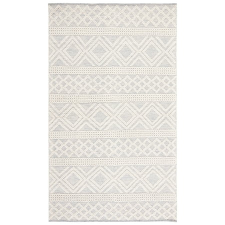 6' X' SAFAVIEH Natura NAT830L Handwoven Ivory / Blue Rug