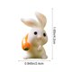 thumbnail image 2 of Pequeños Ornamentos de Pascua Mini Conejo Resina Ornamento 3x2x1 cm para Conejo de Pascua Figurinas, 2 of 6