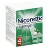 Nicorette Nicotine Uncoated Lozenge to Stop Smoking, 4mg, Mint Flavor - 72 Count