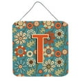 thumbnail image 6 of Carolines Treasures CJ2012-MDS66 Letter M Flowers Retro Blue Wall or Door Hanging Prints 6HX6W multicolor, 6 of 7