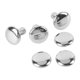 thumbnail image 2 of 500 Sets Double Cap Rivets 6x6mm Stainless Steel Rivets Studs for Leather Crafts Clothing, 2 of 4