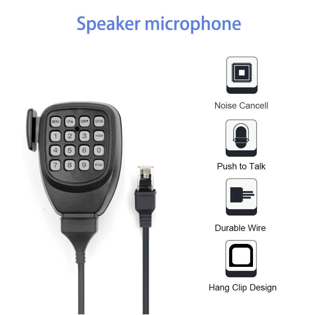 Hand Microphone for QYT KT-8900 KT-UV980 KT-7900D KT-780plus Mobile Radio Accessory