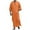 A-Orange476, variant on XIAONU Men's Olive Green Thobe Relaxed Fit V Neck Short Sleeve Robe Casual Islamic Wear Thobes