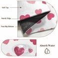 thumbnail image 6 of Pink Love Area Rugs 3'x5', Washable Small Throw Rugs for Living Room Bedroom, Valentine's Day Watercolor Heart Romantic Indoor Outdoor Rug Non-Slip Low Pile Carpet Runner Reversible Floor Mats, 6 of 8