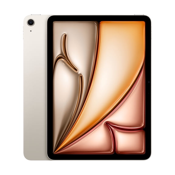 Restored Apple iPad Air 7th Gen | 13-inch Apple M3 Octa-Core 128GB Storage Wi-Fi + Cellular | Starlight (2025)