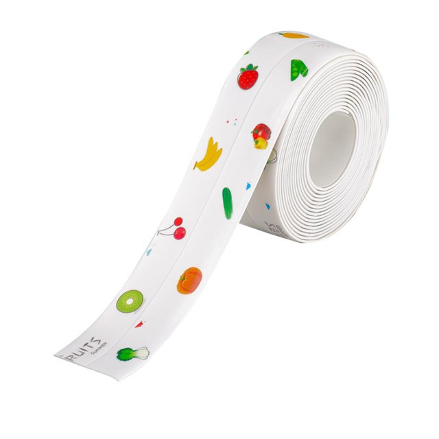 Bearachild Cinta de sellado de esquina de 3,2 m/rollo de 3,8 cm para baño, cocina, ducha, fregadero, cinta de sellado de baño, tira de calafateo, pegatina Juegos de accesorios de baño No.16 Bearachild HA001446-16