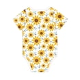 thumbnail image 2 of Rocae Sunflowers for Baby Climbing Clothes Soft Baby Romper for Active Infants Comfortable and Breathable Crawling Jumpsuit Unisex Baby Outfit 3 Months, 2 of 8