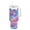 Watercolor Powder Blue Pattern, variant on 40 oz Insulated Stainless Steel Tumbler Double Wall Stainless Steel Tumbler with 2-Way Drinking Watercolor Powder Blue Pattern