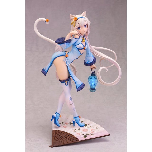17cm desfile Nekopara vainilla Low Cut Sexy figura de chica de animé vainilla Chocola figura de acción de muñeca coleccionable en miniatura Juguetes Gong Bohan LED