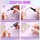 thumbnail image 5 of 30 piezas de dijes para uñas, dijes para uñas de flores de resina, decoraciones para decoración de uñas con forma de perlas de flores, 5 of 5