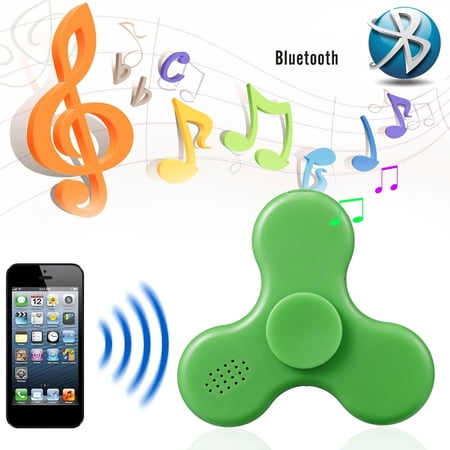 LED Hand Spinner Tri Fidget with Bluetooth Speaker Adult Stress Relief Toy BTC