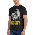 thumbnail image 4 of Rocky Balboa T Shirt Men's Summer Short Sleeve T-Shirt Crewneck Cotton Casual Tee, 4 of 8
