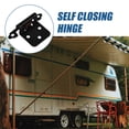 thumbnail image 4 of HEALEEP Hinge Hinge Black Steel Effortless Closing 2Pack, 4 of 8