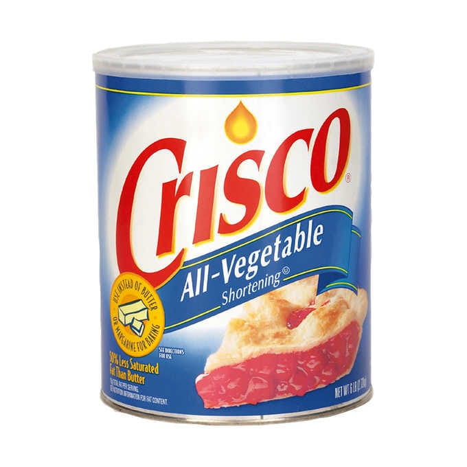 Crisco All-Vegetable Shortening, 6 lbs