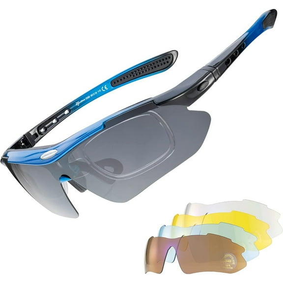 ROCKBROS Polarized Sports Sunglasses UV Protection Cycling Glasses Outdoor