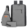 thumbnail image 1 of Mochila Shendy Vendy Backpack Impermeable Set De 3pzs Con Riñonera Y Puerto Usb, 1 of 6
