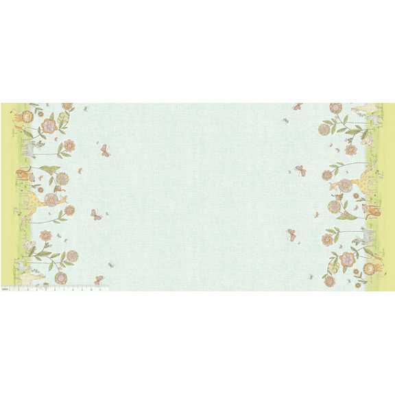 Free Spirit Cori Dantini Hello World Delightful Days Blue Cotton Fabric By Yd