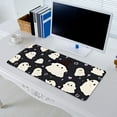 thumbnail image 7 of Kugisaki Cute Ghost Mouse Pad Large Desk Mat Non-Slip Rubber Base Stitched Edge Large Extended Desk Protector for Home Office,23.6"x11.8", 7 of 7