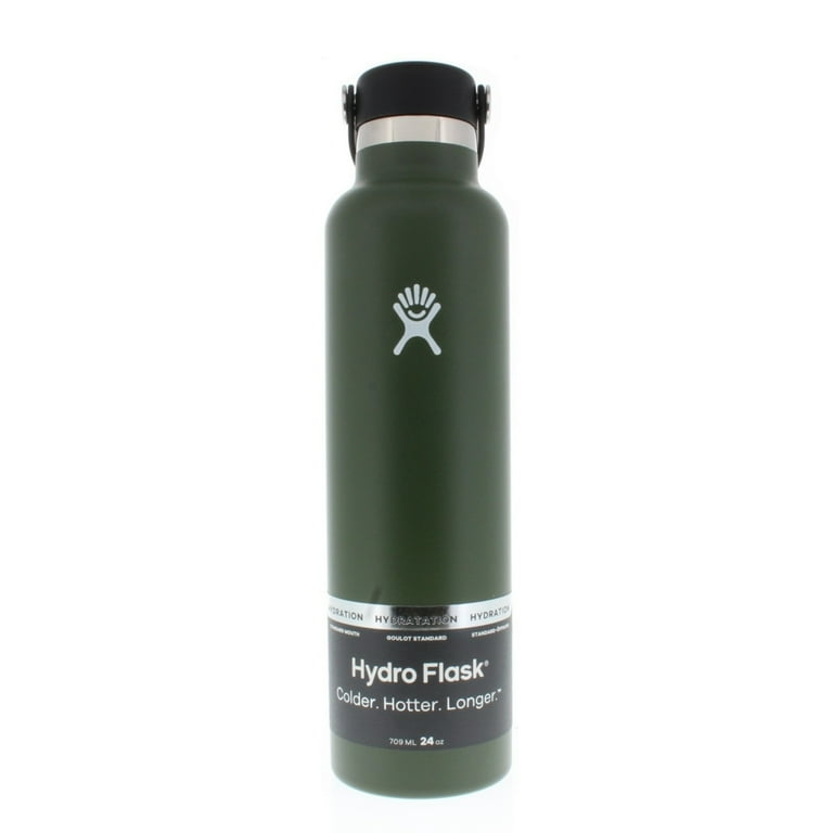 Hydro Flask Standard Mouth Water Bottle Black 24oz - Walmart.com