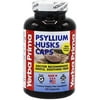 Yerba Prima Psyllium Husks Supplement Capsules 180 ea (Pack of 4)
