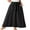 01 Black, variant on Cueply Skirts for Women Summer Long Maxi Skirt Elastic High Waist Tie Fashion Beach Dress with Pockets