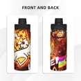 thumbnail image 3 of Lsque Geometry Dash Pattern Water Bottle,18oz Sports Insulated Kettle for Cycling Gym Basketball Outdoor, Suitable as a Present, 3 of 8