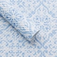 thumbnail image 1 of Nvzi Flower Packaging Paper Flower Shop Flower Art Materials Flower Embossed Paper Flower Bundle Packaging Paper Flower Wrapping Paper (Light Blue and White Porcelain), 1 of 5