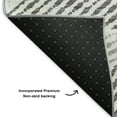 thumbnail image 3 of Addison Rugs Mayfield Washable Transitional Geometric Gray Rectangle Rug, 1'8" x 2'6", 3 of 5