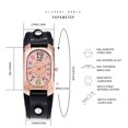 thumbnail image 4 of Rbaofujie Montre Intelligente pour Femmes Tendance Mode Rétro Montre en Cuir pour Hommes Montre Colorée Numérique Dames Étudiante Montre à Quartz Montre Intelligente pour Hommes Rouge, 4 of 4