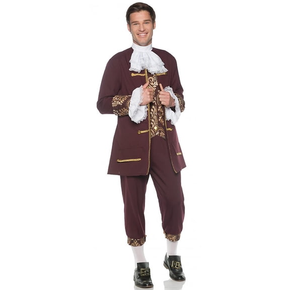 Adult Colonial Men Deluxe Costume Standard