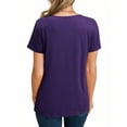 thumbnail image 6 of Nlife Women V Neck Short Sleeve Front Pocket T-Shirt, 6 of 7
