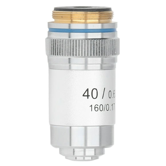 Objectif de Microscope Achromatique, Objectif à Rebond Automatique 40X Haute Transparence Plus Clair 40/0.65 pour Microscopes Biologiques