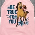thumbnail image 3 of Spirit Riding Free - Be True To You - Toddler And Youth Girls Raglan Graphic T-Shirt, 3 of 5