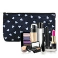 thumbnail image 5 of Makeup Bag for Purse，Makeup Bag Toiletry Cosmetic Bag with Zipper Travel Packing Bag Small Cosmetic Bag Accessory Organizer for Women and Men Features: - Makeup Bag Wash Bag Red, Cosmetic Bag, Back, 5 of 9