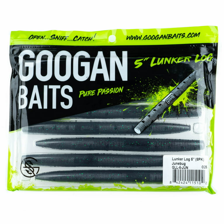 Googan Baits Lunker Log - 5in - Junebug