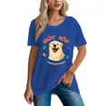 thumbnail image 5 of Women's 100% Cotton Golden Retriever Graphic Cozy T-Shirt, 5 of 17