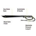 thumbnail image 2 of Kilimanjaro 24 Inch Machete with Serrated Back, Black Finish - 910039, 2 of 6