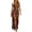 AA-Brown589, variant on XIAONU Women's One-Shoulder Maxi Dress Ruched High-Slit Maxi Dresses Evening Wedding Formal Gown
