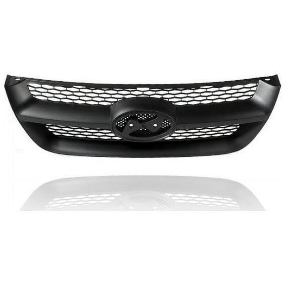 Grille - Compatible/Replacement for '06-08 Hyundai Sonata - Main Upper, Black Frame Insert, With Emblem Provision - 863503K000